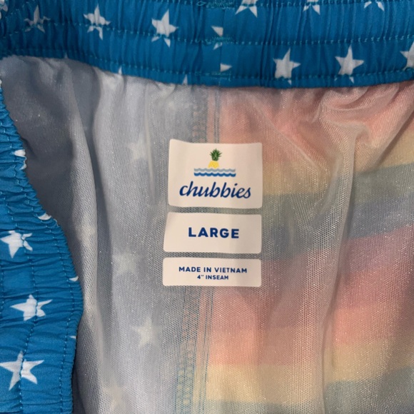 Chubbies Rainbow Stripes Swim Trunks - Picture 4 of 7